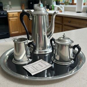 Kirk Stieff Pewter Tea Set